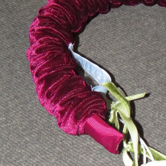 Antonio Melani Nicola Bathie Wine Velvet Alexandra Headband NWT main image 7